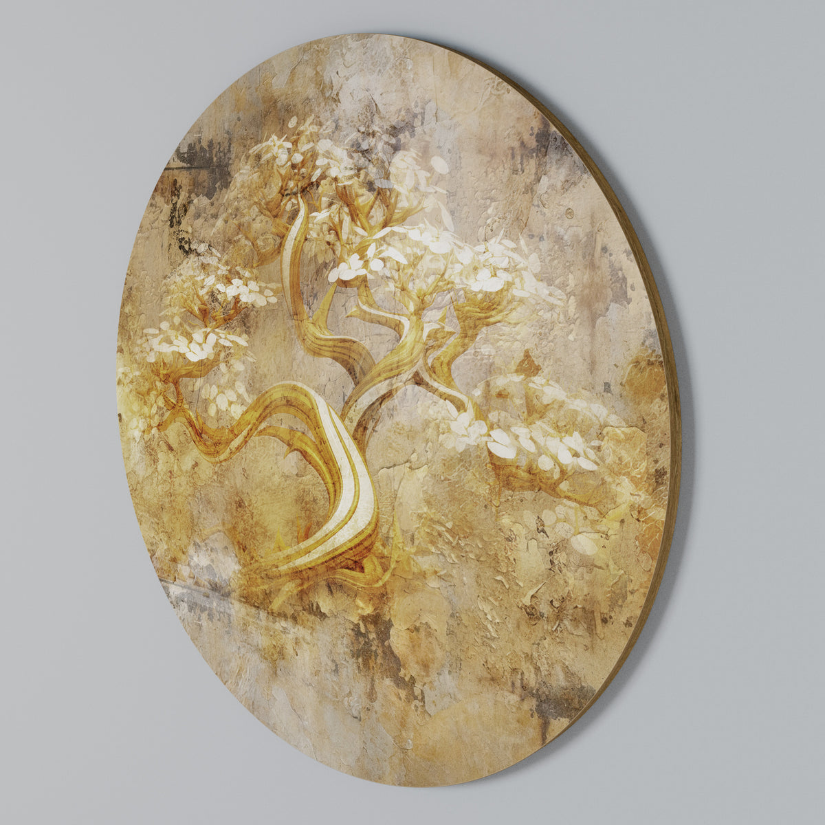 TREE OF WHISPERS Round Wall Art