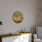 Arte de pared redondo AMBER DREAMSCAPE