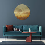 Arte de pared redondo AMBER DREAMSCAPE