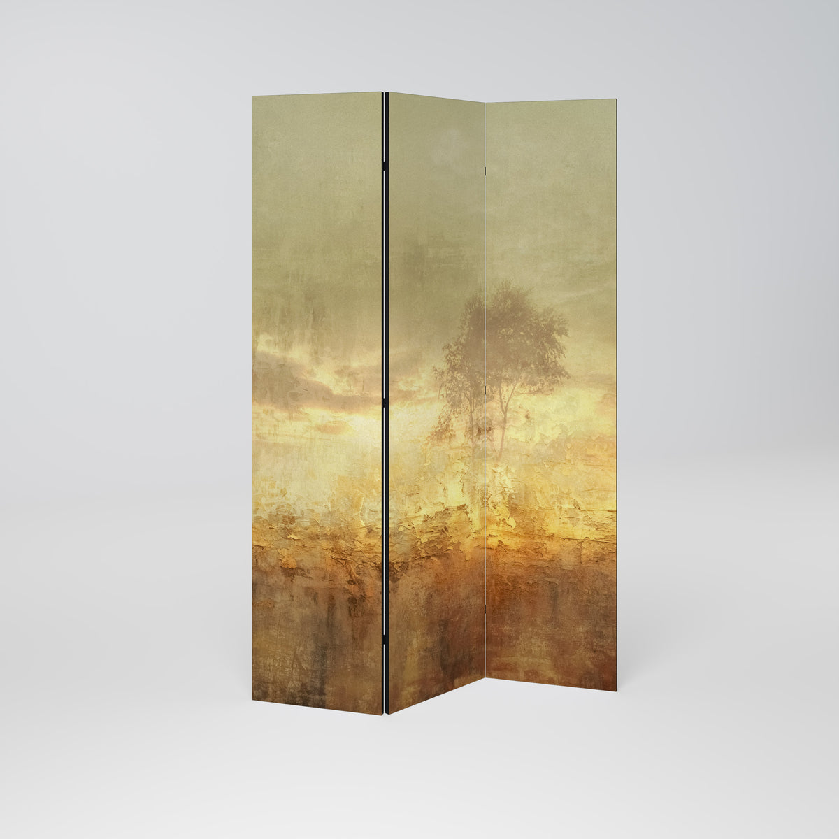 AMBER DREAMSCAPE Biombo de 3 paneles
