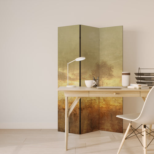 AMBER DREAMSCAPE Decorative 3-Panel Room Divider