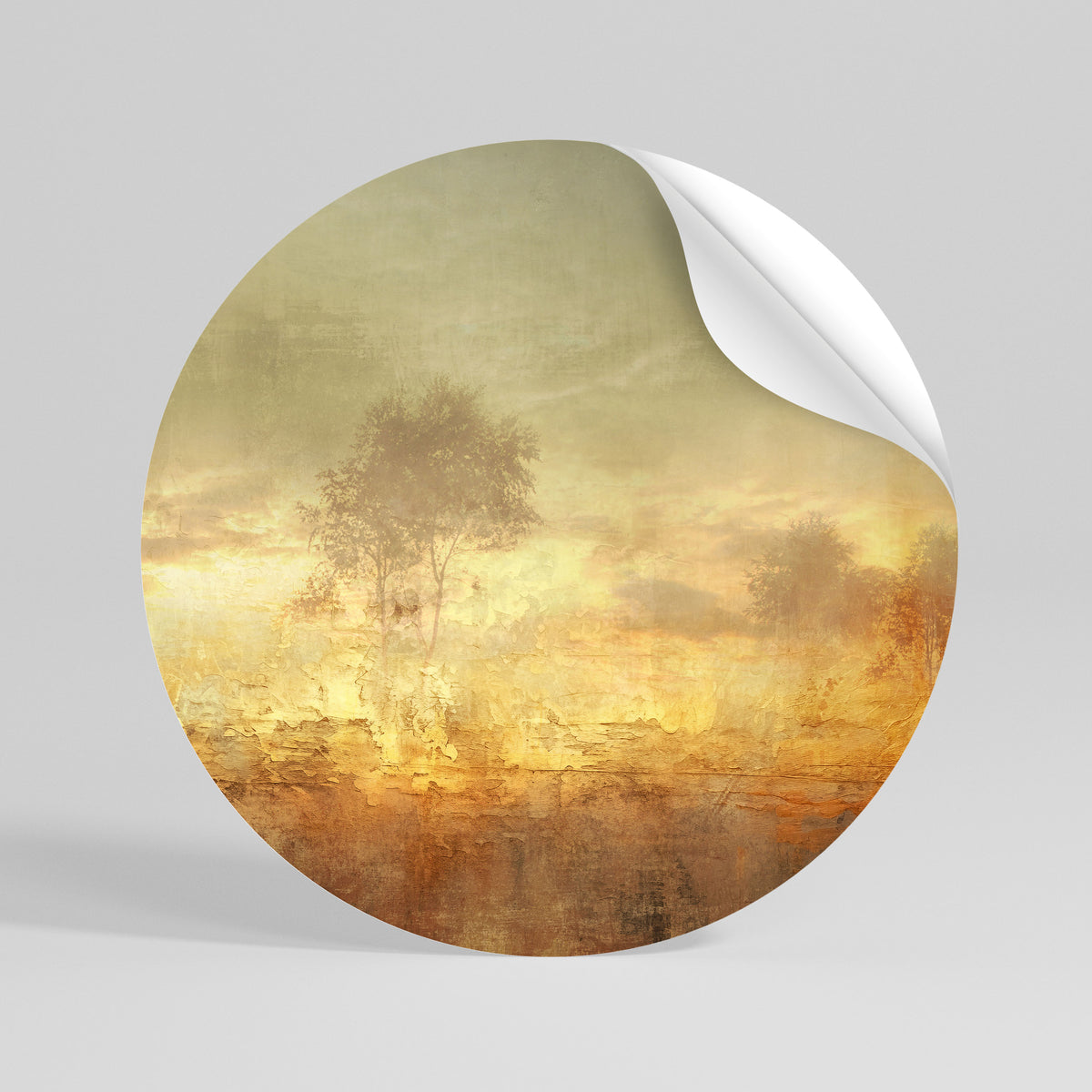 AMBER DREAMSCAPE Vinilo adhesivo redondo