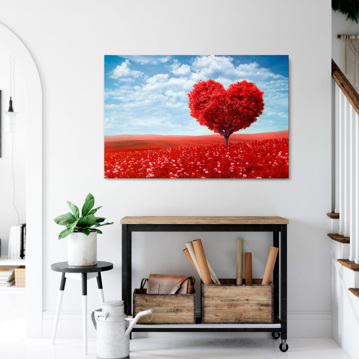 LOVE’S EMBRACE Cuadro en lienzo horizontal