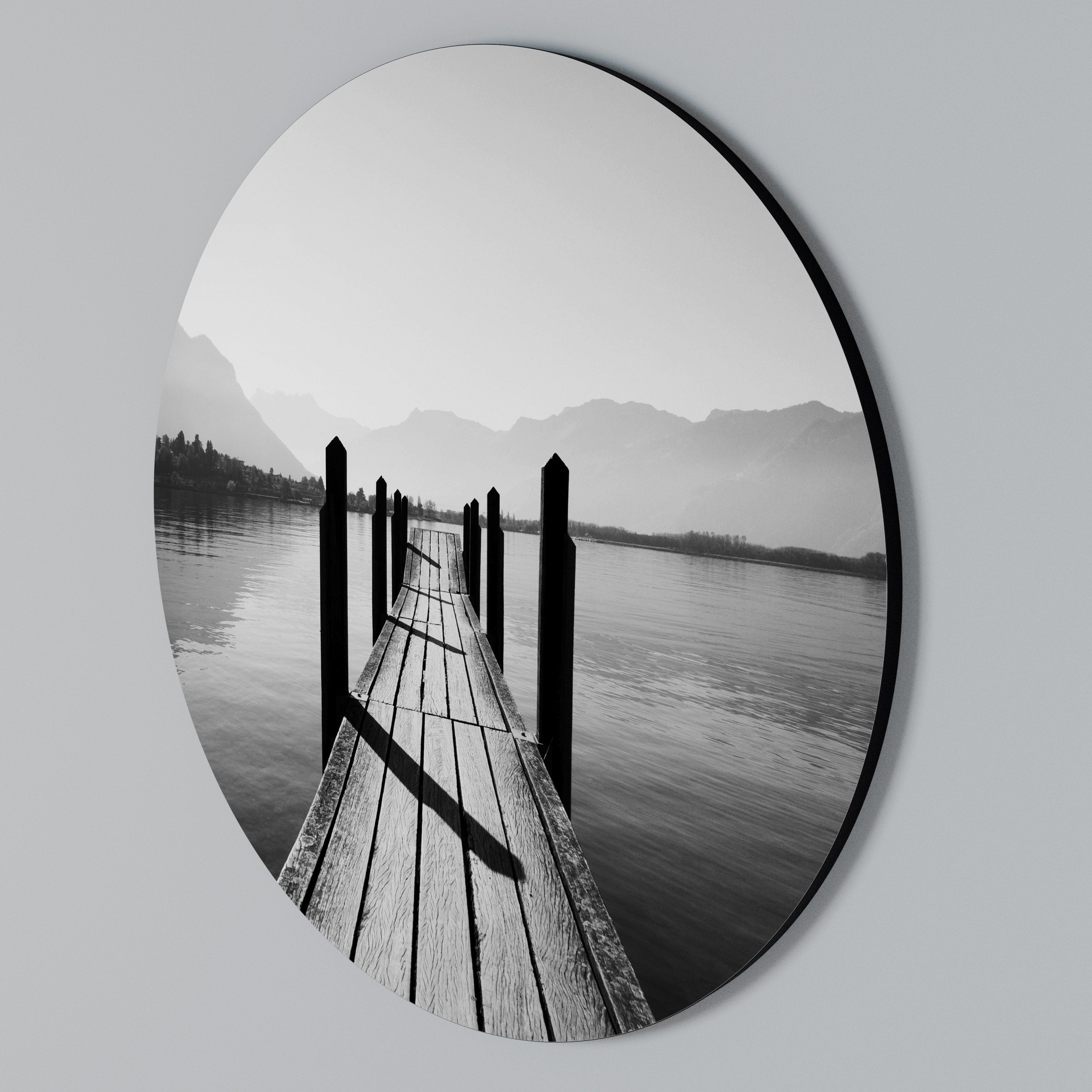 WALK INTO THE DEEP Round Wall Art