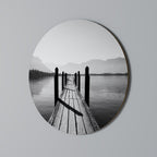 WALK INTO THE DEEP Decoración de Pared Redonda