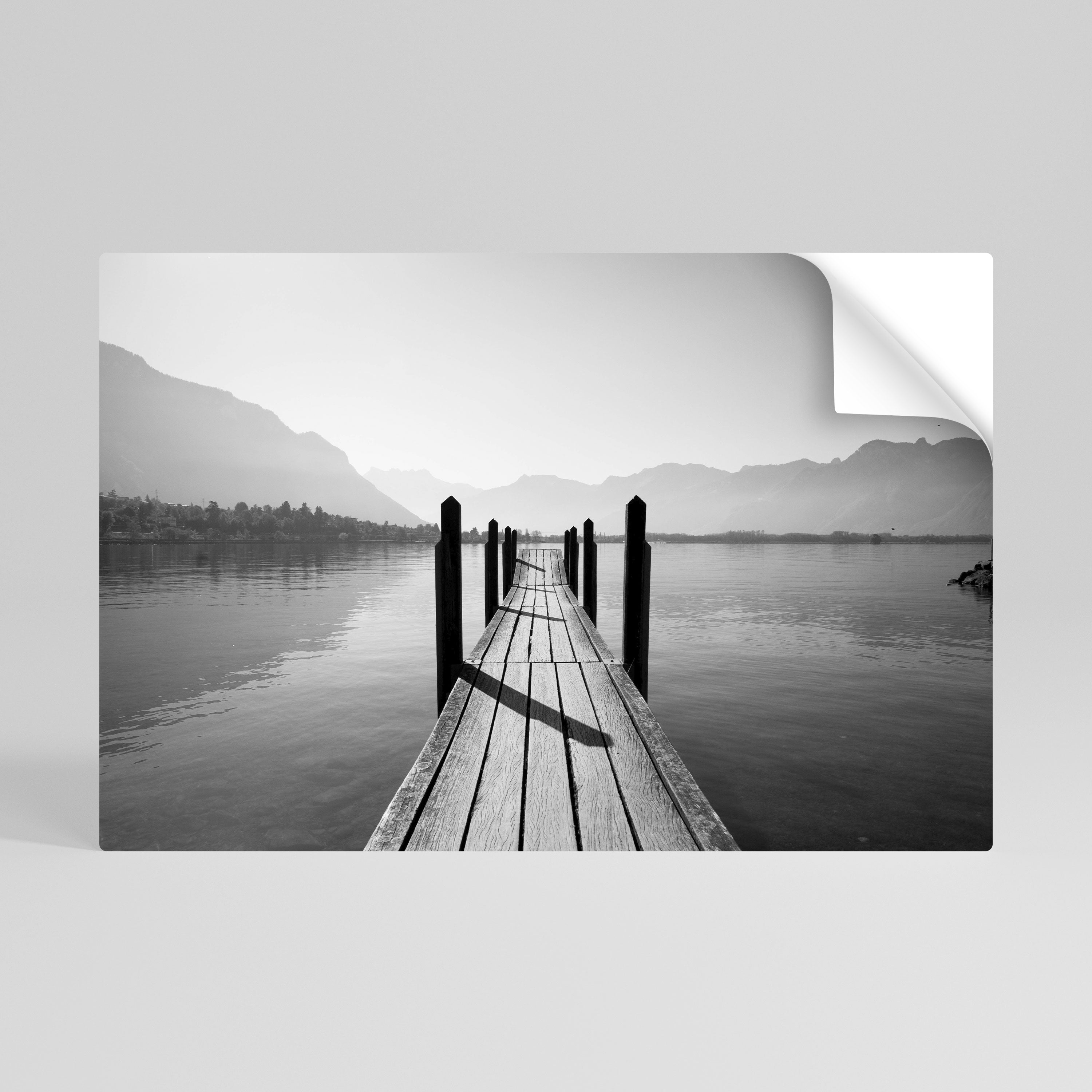 WALK INTO THE DEEP Póster adhesivo horizontal