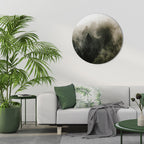 MISTY HIGHLANDS Decoración de Pared Redonda