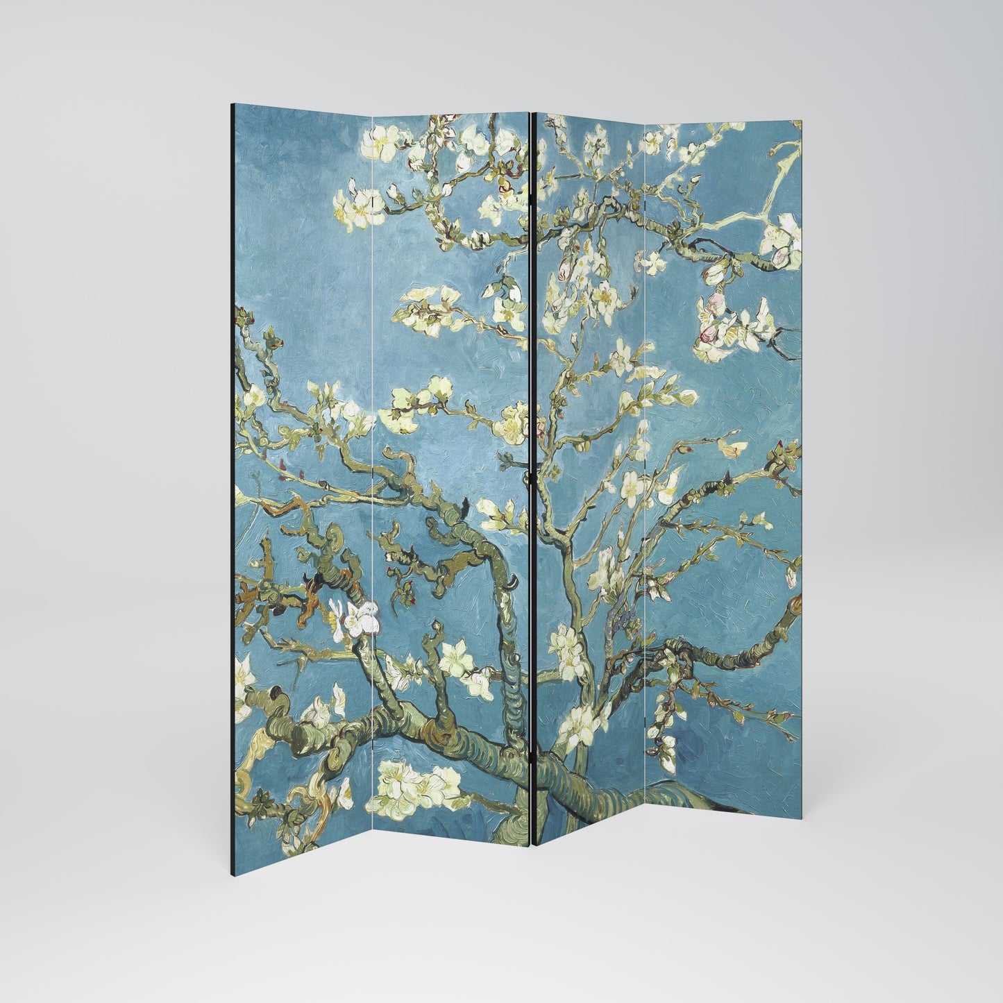 ALMOND BLOSSOM Biombo de 4 paneles