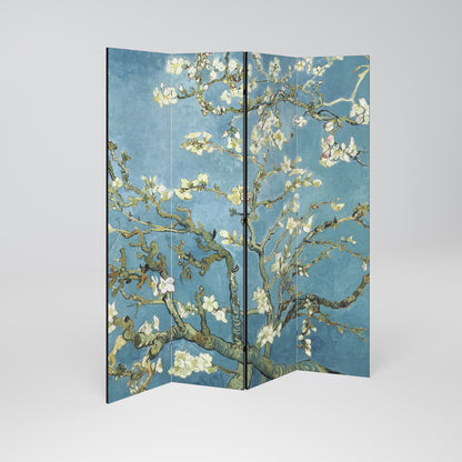 ALMOND BLOSSOM Biombo de 4 paneles