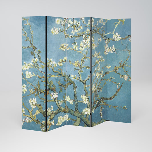 ALMOND BLOSSOM Biombo de 5 paneles