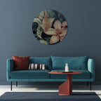 CRASHED LILY Round Wall Art