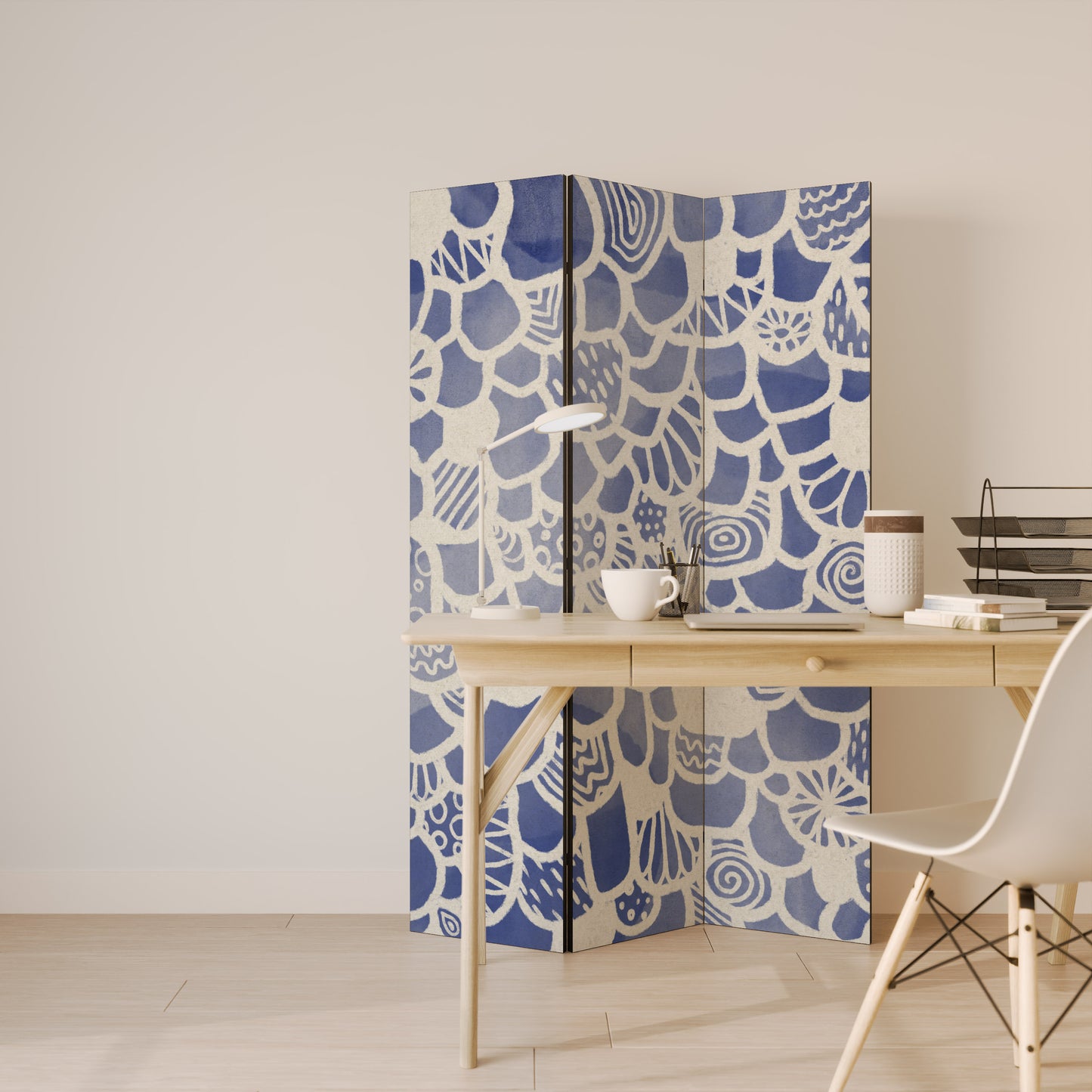 SAPHIRE TESSERA Biombo de 3 paneles