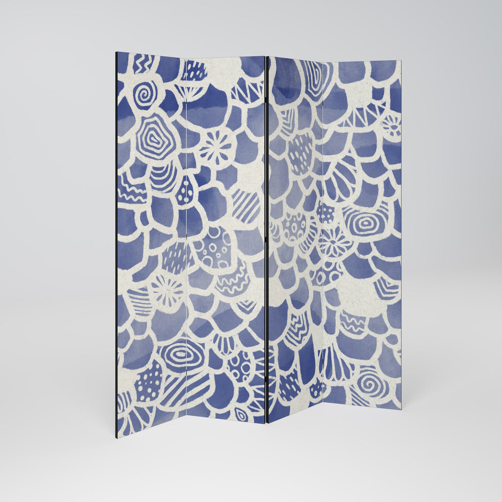 SAPHIRE TESSERA Biombo de 4 paneles