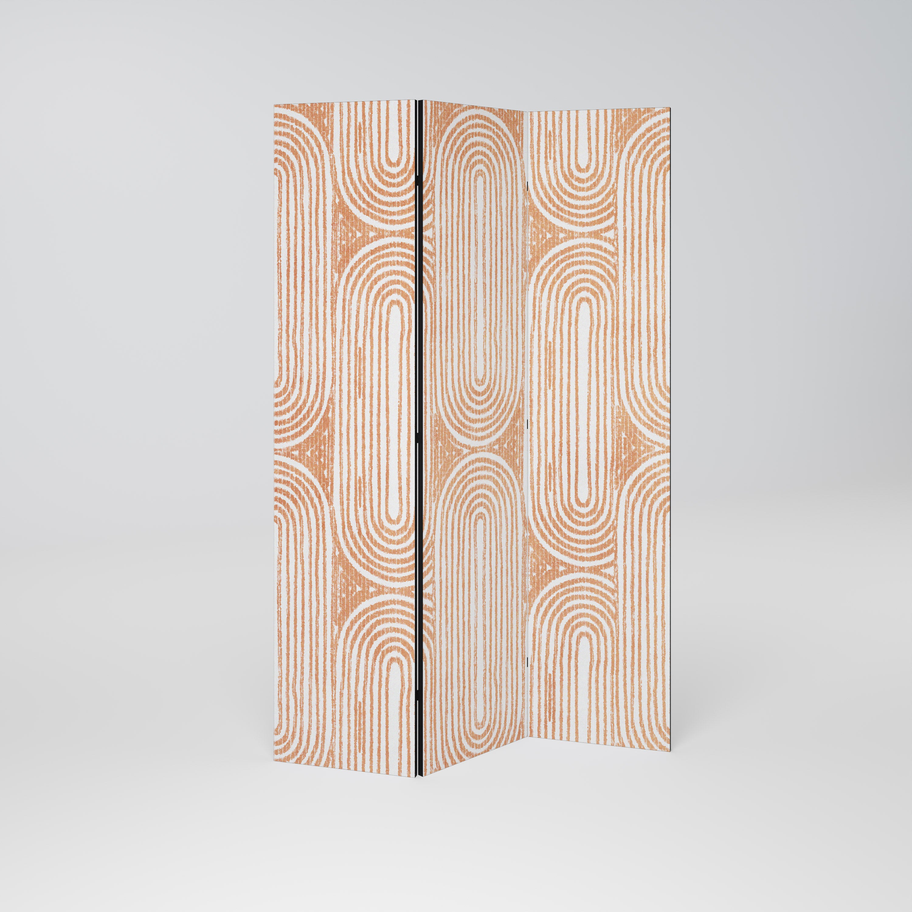 GEOMETRIC GLEAM Decorative 3-Panel Room Divider