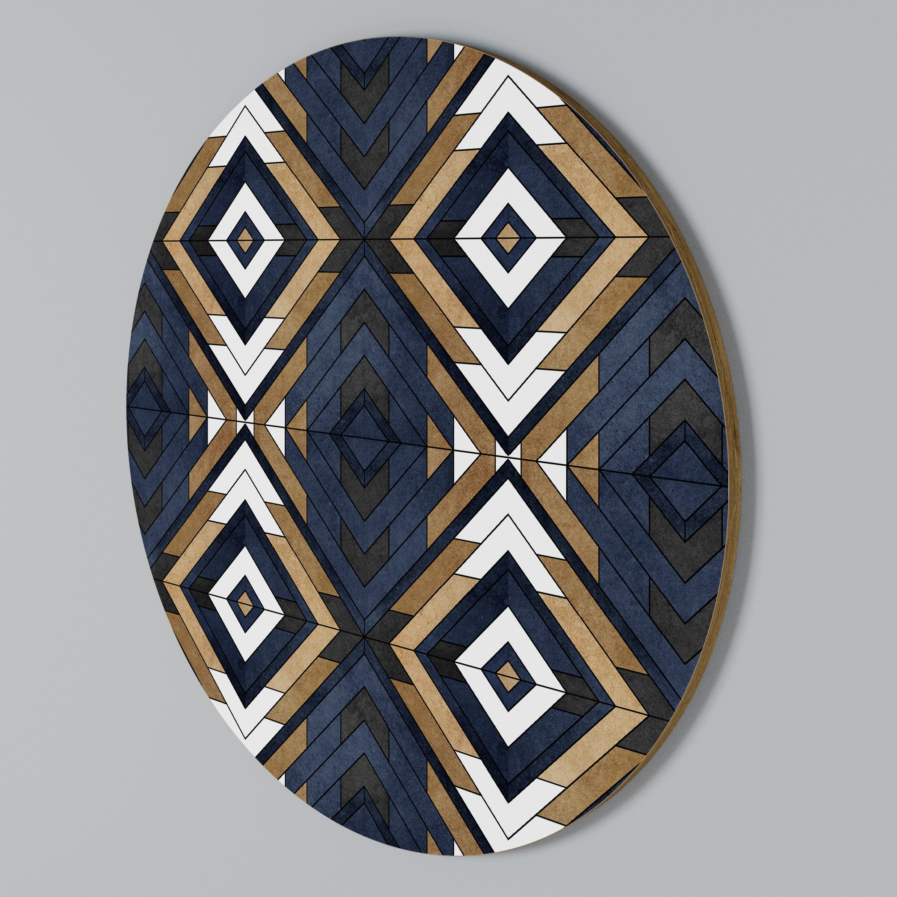 ARTFUL GEOMETRY Round Wall Art