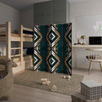 ARTISTIC GEOMETRY Biombo de 4 paneles