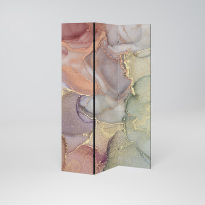 GOLDEN DREAMSCAPE RHYTHM Biombo de 3 paneles