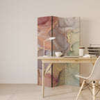 GOLDEN DREAMSCAPE RHYTHM Biombo de 3 paneles