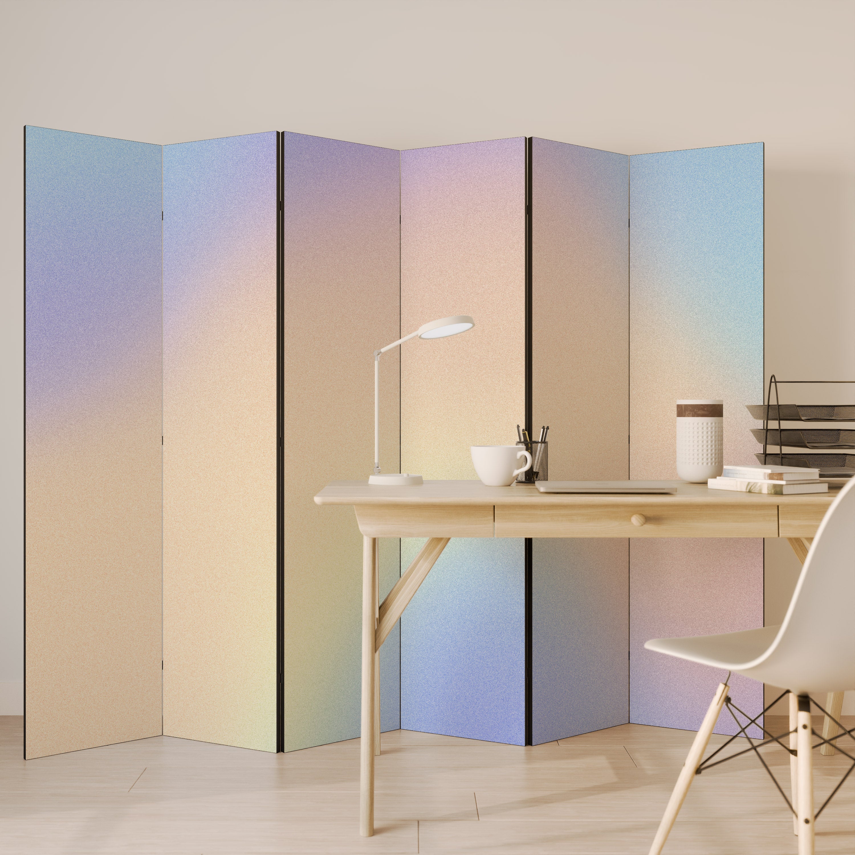 Biombo decorativo de 6 paneles MIRACLE MELODIES