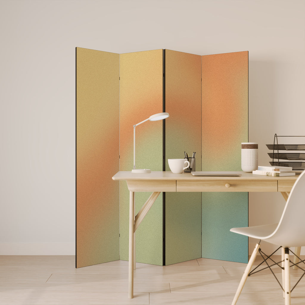 Biombo decorativo de 4 paneles MIRAGE MELODIES