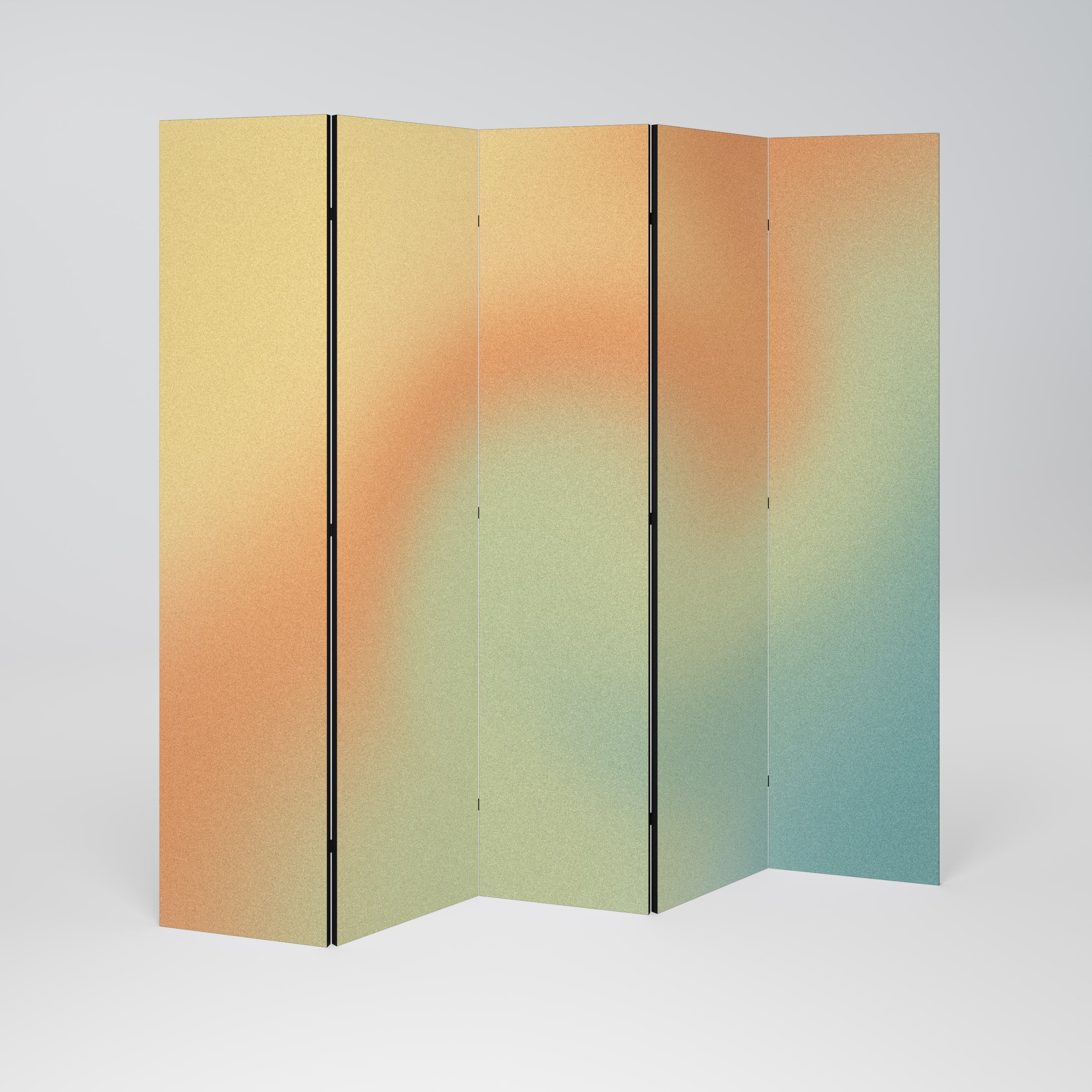 Biombo decorativo de 5 paneles MIRAGE MELODIES