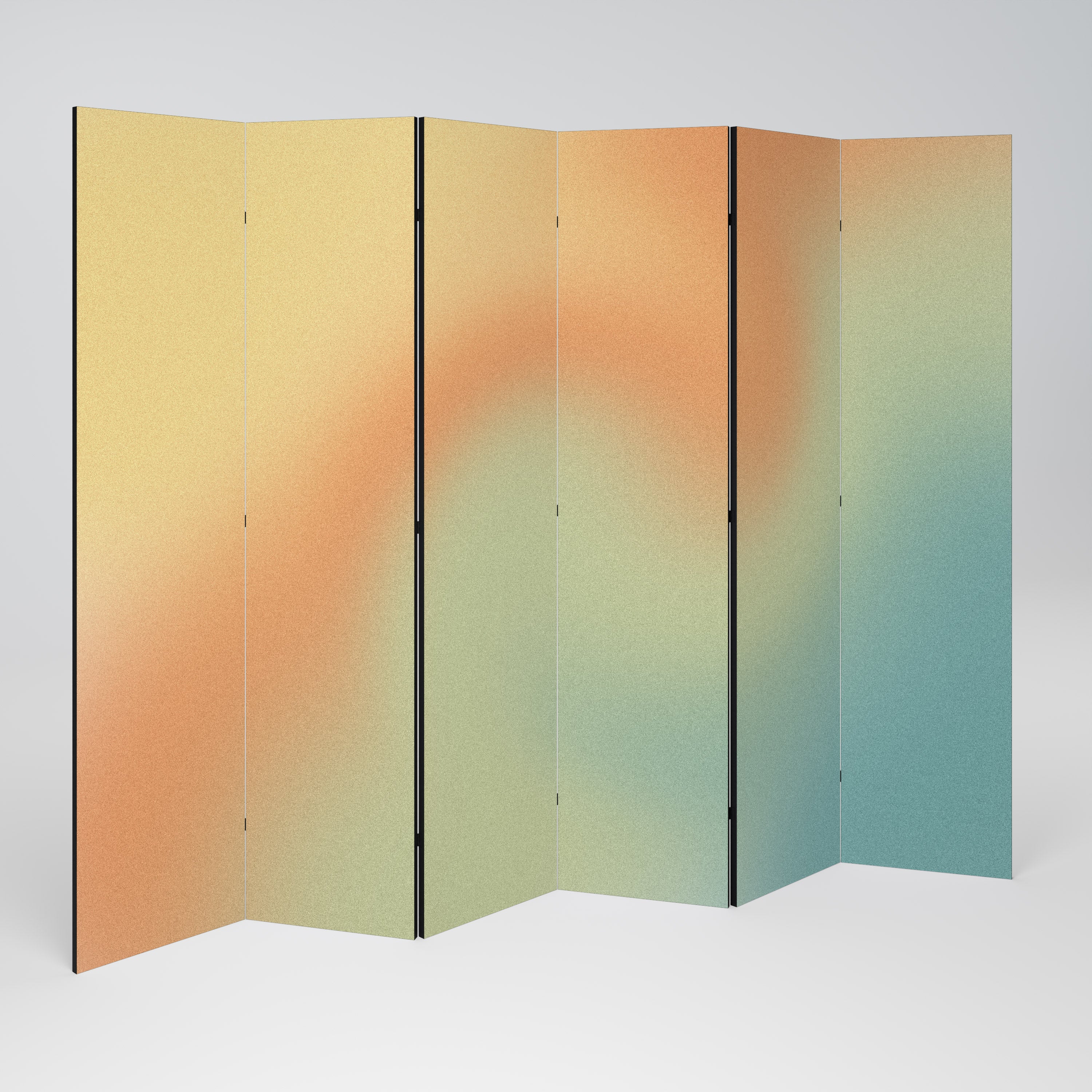 Biombo decorativo MIRAGE MELODIES de 6 paneles