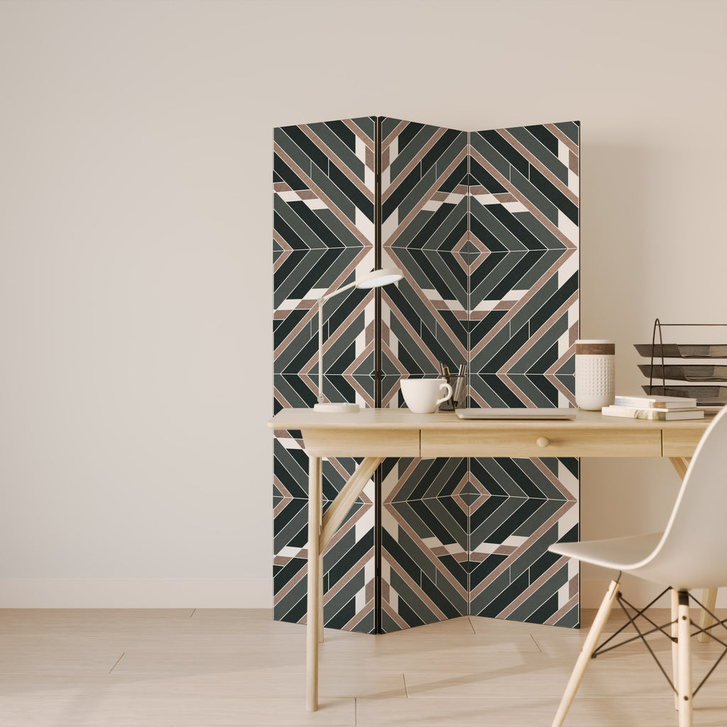 DIMENSION DELIGHTS Biombo decorativo de 3 paneles