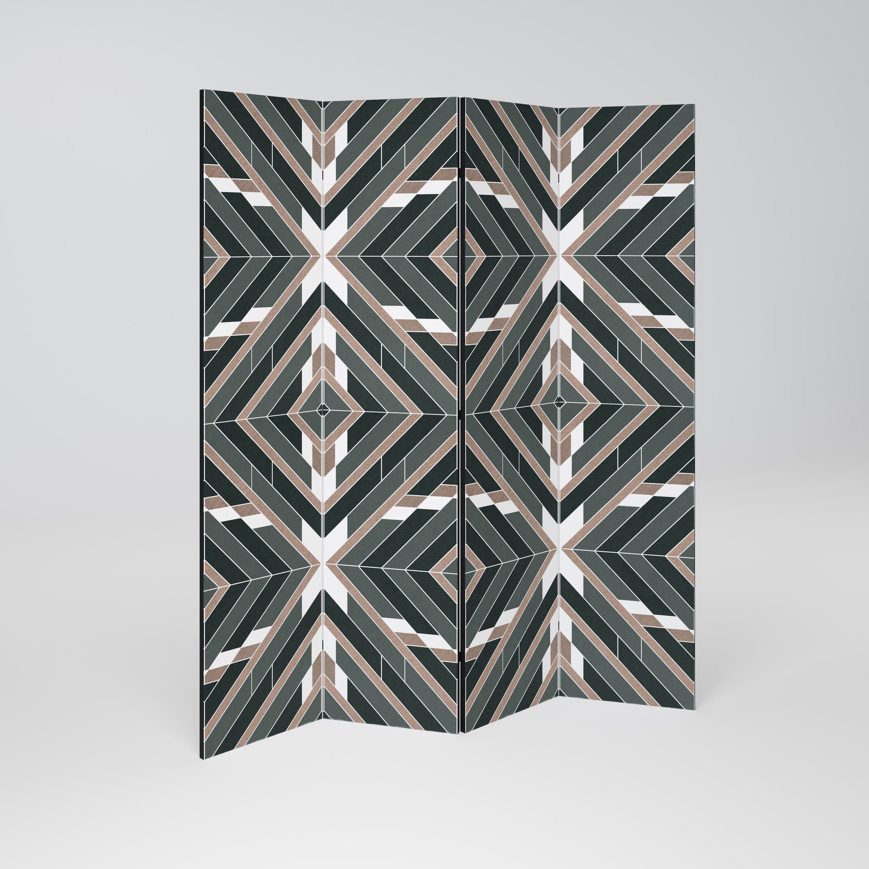 DIMENSION DELIGHTS Biombo decorativo de 4 paneles