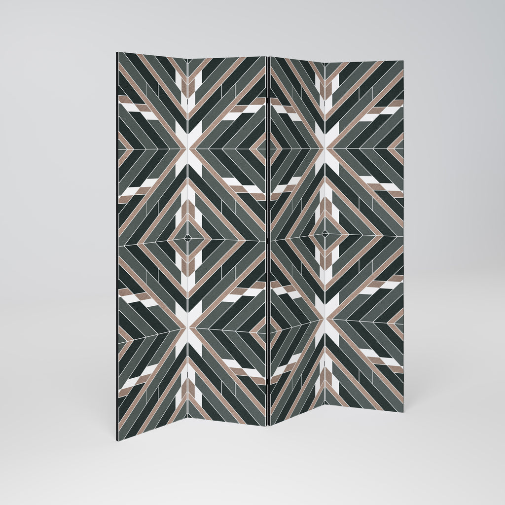 DIMENSION DELIGHTS Biombo decorativo de 4 paneles