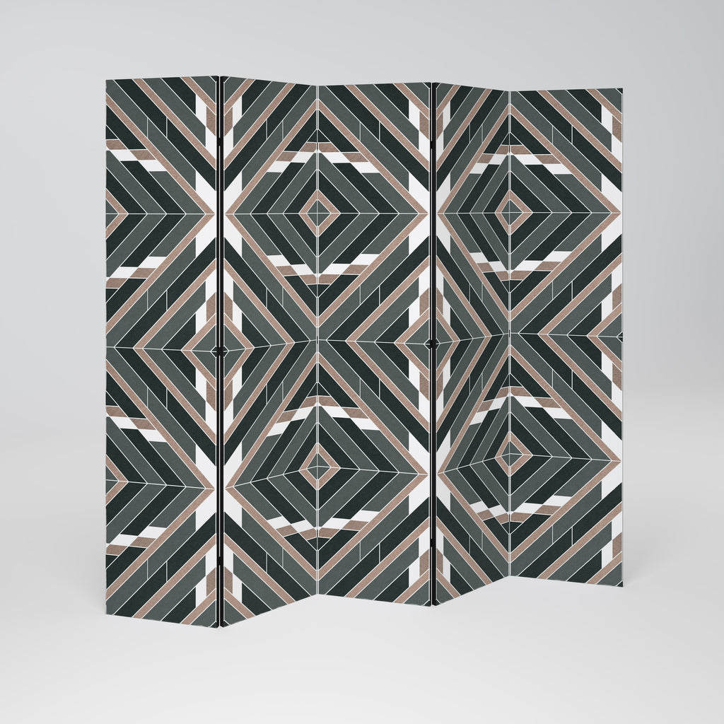 DIMENSION DELIGHTS Biombo decorativo de 5 paneles