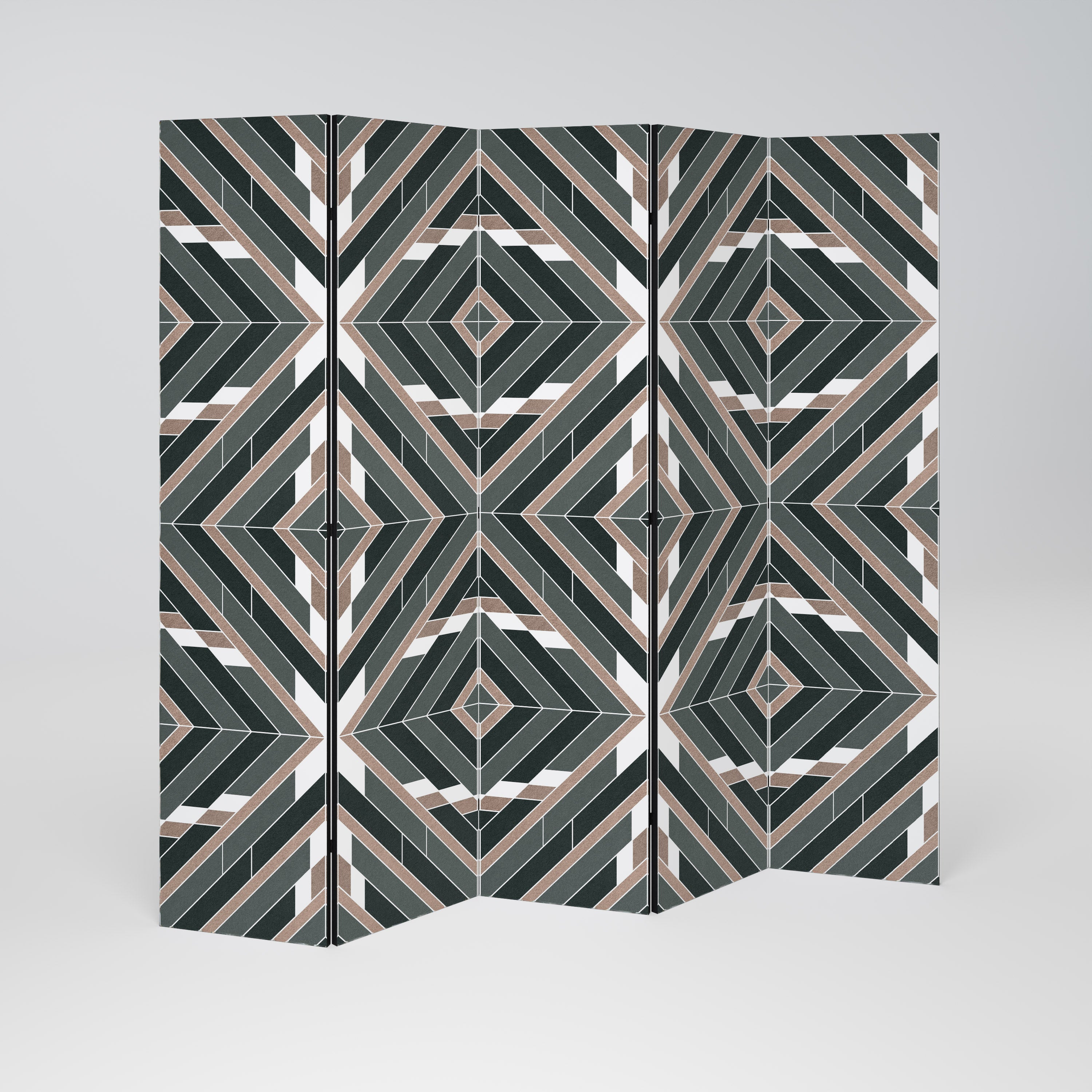 DIMENSION DELIGHTS Biombo decorativo de 5 paneles
