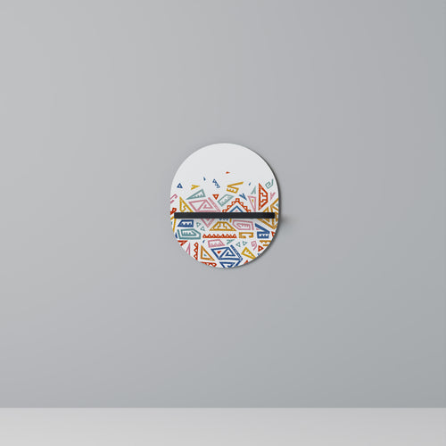 ANGULAR FEELING Estante Ovalado Decorativo en Acabado Negro