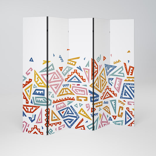 ANGULAR FEELING 5-Panel Room Divider
