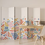 ANGULAR FEELING Biombo Decorativo de 6 Paneles