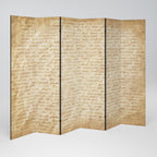 PAGES OF MEMORY Biombo Decorativo de 6 Paneles