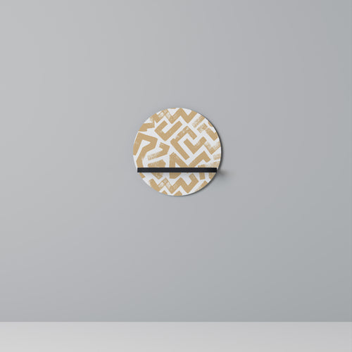 CLUSTER CRAFTS Estante Redondo Decorativo en Acabado Negro