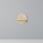 CLUSTER CRAFTS Estante Redondo Decorativo en Efecto Roble