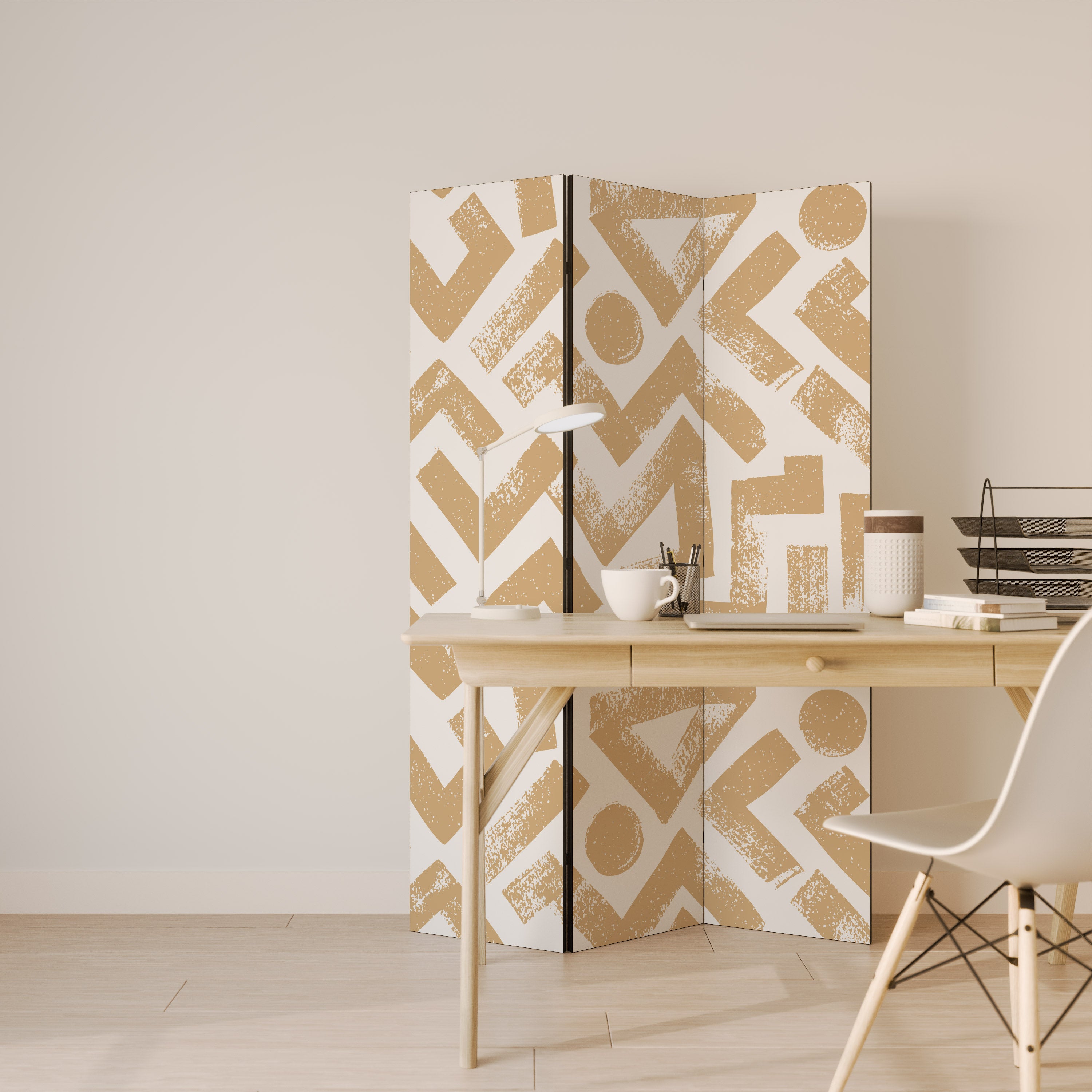 Divisor de ambientes decorativo de 3 paneles CLUSTER CRAFTS