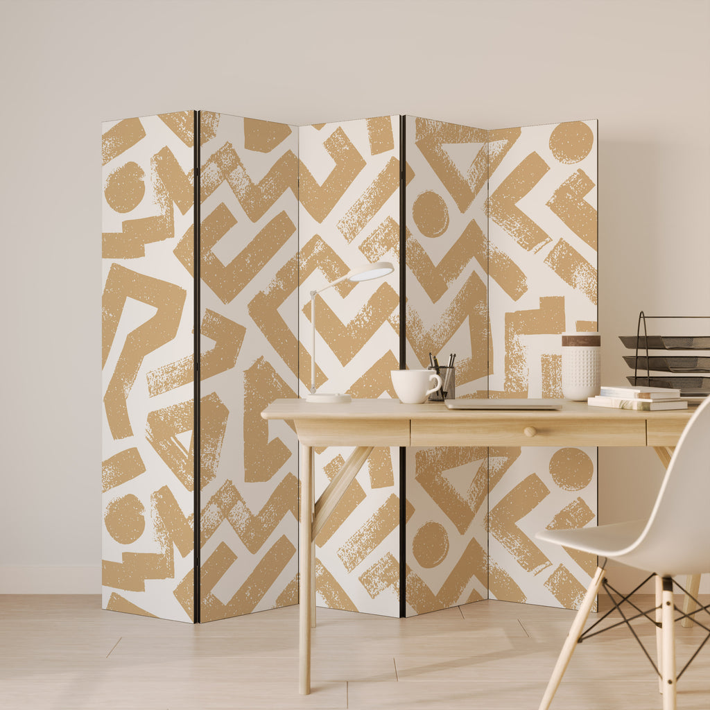 Divisor de ambientes decorativo de 5 paneles CLUSTER CRAFTS