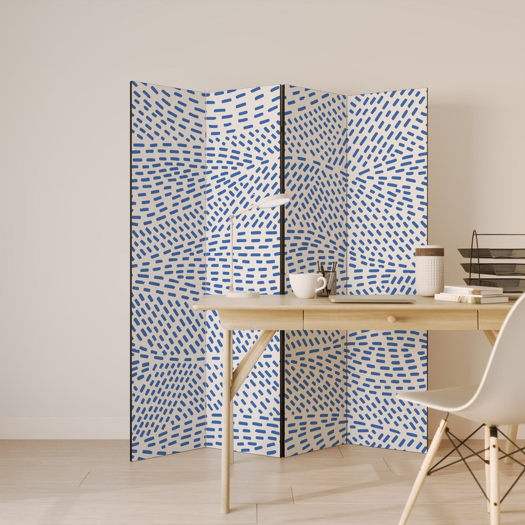 Divisor de ambientes decorativo de 4 paneles HEAVENLY SHREDS