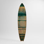 EMERALD MELANCHOLY Panel decorativo de tabla de surf