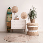 EMERALD MELANCHOLY Panel decorativo de tabla de surf