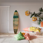 EMERALD MELANCHOLY Panel decorativo de tabla de surf