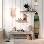 EMERALD MELANCHOLY Panel decorativo de tabla de surf