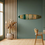 EMERALD MELANCHOLY Panel decorativo de tabla de surf