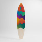 BRIGHT ESSENCE Panel decorativo de tabla de surf