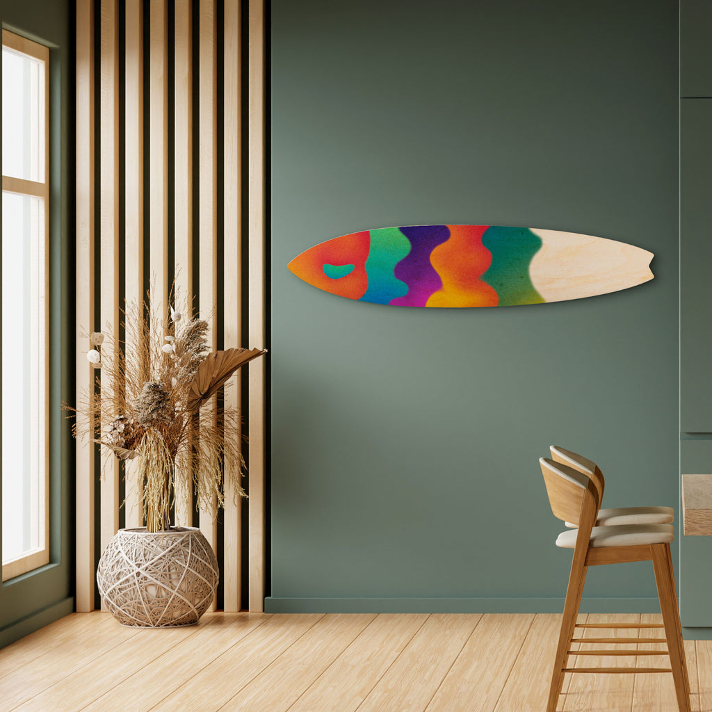 BRIGHT ESSENCE Panel decorativo de tabla de surf