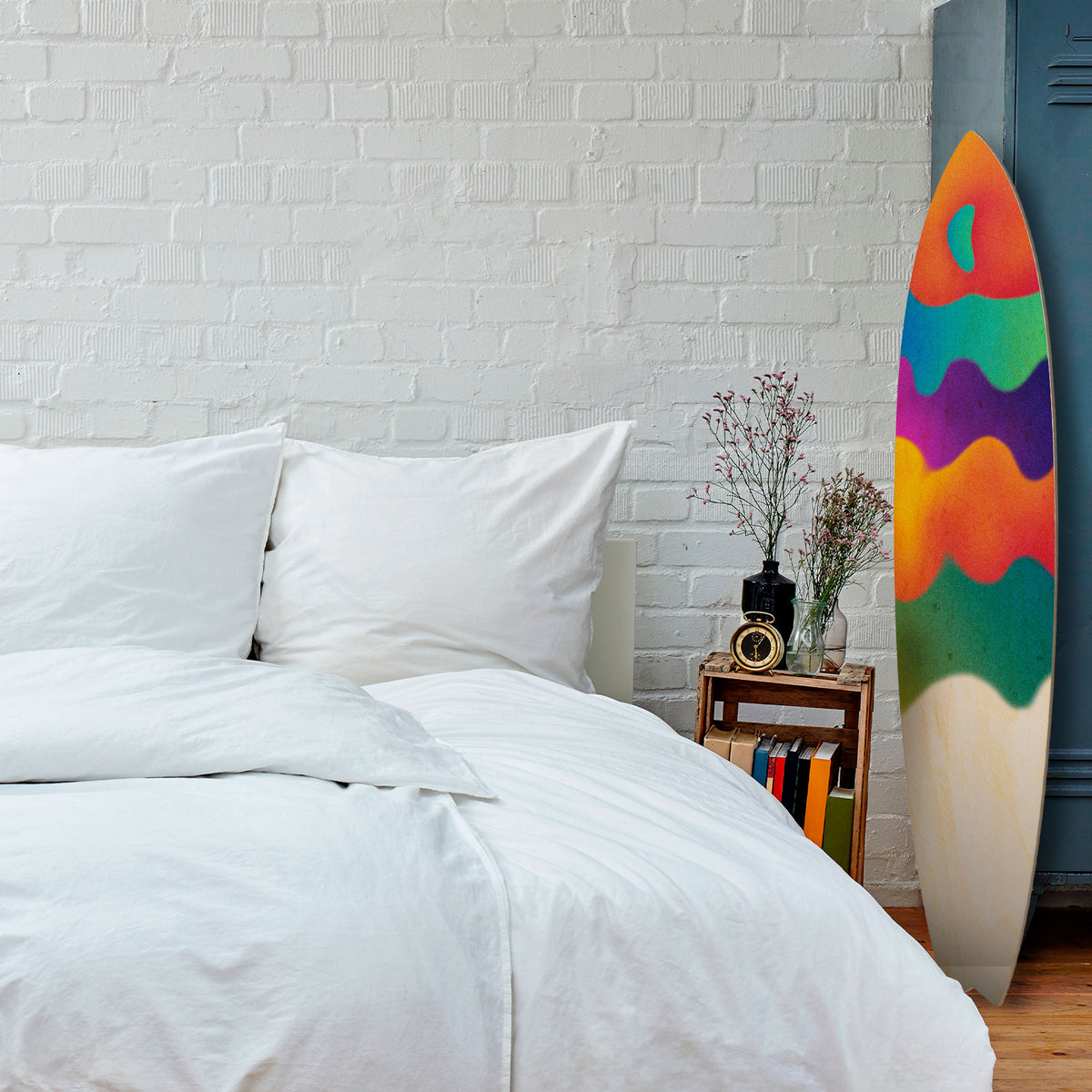 BRIGHT ESSENCE Panel decorativo de tabla de surf