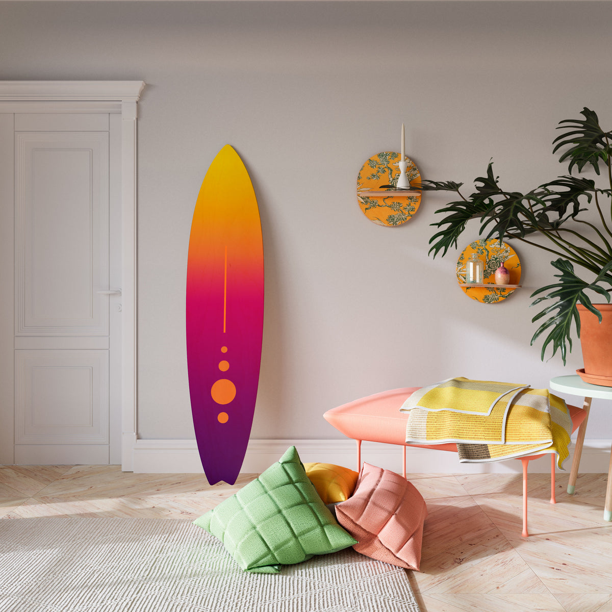 FRESH HORIZON Surfboard Decorative Panel