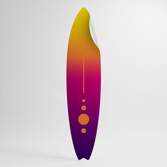 FRESH HORIZON Peel and Stick Surfboard Sticker